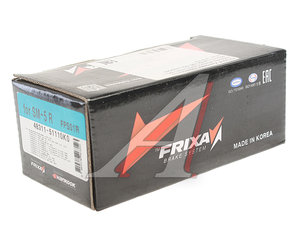 Колодки тормозные NISSAN Almera (N15,N16) (95-),Maxima (A32) (95-00) задние (4шт.) FRIXA FPS01R, 44060-4U090