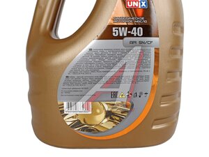 Масло моторное UNIX PLATINUM 5W40 5л 4605362, UNIX 5W40
