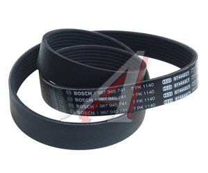 Ремень приводной поликлиновой 7PK1140 BOSCH 1987945741