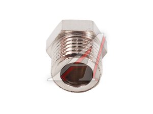 Заглушка STOUT нар. резьба 1/4 никелированная SFT-0025-000014