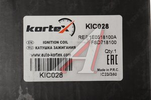 Катушка зажигания FORD Mondeo (94-) KORTEX KIC028, Z29033R, 6503280