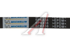 Ремень приводной поликлиновой 5PK838 SUZUKI Grand Vitara MICHELIN 5PK838