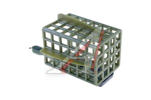 Кормушка Vegas CUBE сетка с дном пластик 100г LZW227