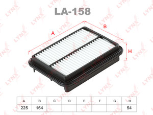Фильтр воздушный TOYOTA Camry (-91),Corolla (-87) LYNX LA158, LX570, 17801-87718