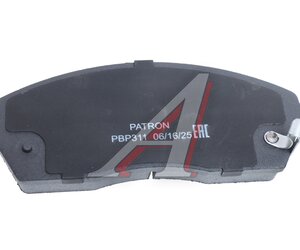 Колодки тормозные JAC Sunray SOLLERS Atlant (2.7D) пeредние (4шт.) PATRON PBP311, 3501010R0284-F011