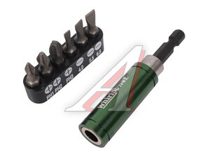 Набор бит 1/4" PH1-3 с держателем 7 предметов WHIRLPOWER 27124004, 96-0207