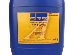 Масло моторное SRS VIVA 1 SLV top 5W30 20л 29112, SRS 5W30