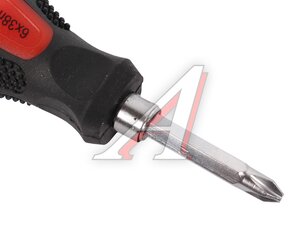 Отвертка комбинированная PH2.0-SL6.0 38мм магнитная (сталь CrV) AVS A40198S