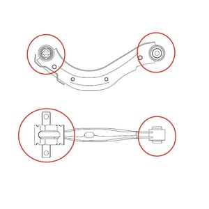 Сайлентблок MITSUBISHI Lancer (07-14),Outlander (08-12) рычага заднего CTR GV0360, CVM-10, MN100110