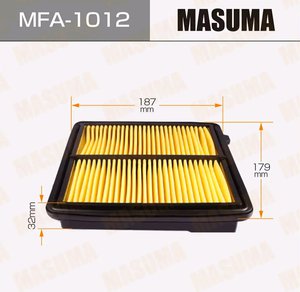 Фильтр воздушный HONDA Civic (06-) (1.3 Hybrid) MASUMA MFA-1012, LX2675, 17220-RMX-000