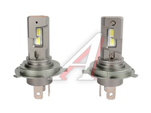 Лампа светодиодная 12V H4 P43t-38 (2шт.) LEDISON №3 Н4