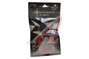 Подвеска с ароматизатором «Квадрат» коричневая "по мотивам Инвиктус" 5мл AROMA BAR 43squarebrown5