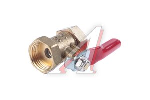 Кран шаровой мини латунный резьба внутрен 3/8 ARMA BV F3/8-F3/8
