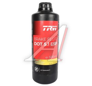 Жидкость тормозная DOT-5.1 500мл TRW PFB750, TRW DOT-5.1