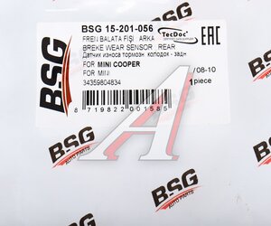 Датчик износа тормозных колодок MINI Countryman (06-) задний BSG BSG15201056, GIC286, 34359804834