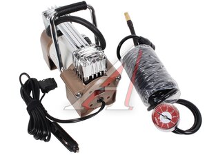 Компрессор автомобильный 57л/мин. 10атм. 14А 12V в прикуриватель, 2 цилиндра КАЧОК К-90Х2С, КАЧОК