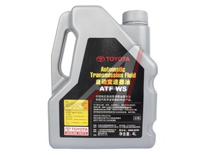 Масло трансмиссионное TOYOTA ATF для АКПП WS 4л 08886-80200