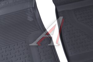 Коврик салона HONDA CR-V 4 (12-16) резина черный (4 предм.) SEINTEX 85083