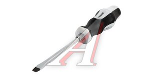 Отвертка шлицевая SL 6.0х100мм магнитная ударная (сталь CrV) THORVIK SDLG610