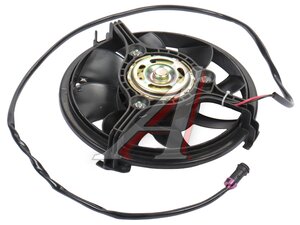 Вентилятор AUDI A4 (96-) радиатора кондиционера KORTEX KFD005, 8D0959455B