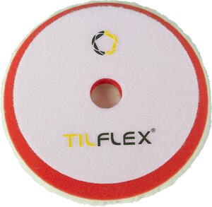 Круг полировальный на липучке 150мм с отверстием шерсть TILFLEX TL77