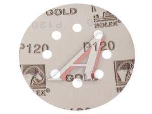 Круг абразивный d=125мм Р120 8отв. GOLD LINE HOLEX HAS-97104