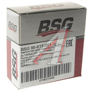 Ролик приводного ремня VW Bora,Golf,Passat,Sharan натяжителя BSG BSG90615001, VKM31011, 06A903315E