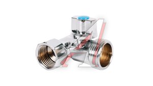 Кран шаровый для подключения стир.маш.1/2"х3/4"х1/2" VT.256.N.04