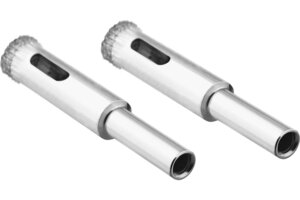 Коронка по стеклу и керамике 10.0мм (2шт.) VERTEXTOOLS 333-10
