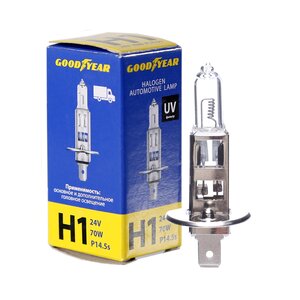 Лампа 24V H1 70W P14.5s GOODYEAR GY011240, АКГ 24-70