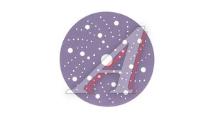 Диск шлифов Sandwox 328 Purple Zirconia 150мм,Р220 328.150.220.LC