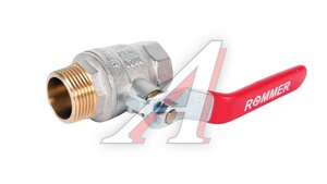 Кран шаровый ROMMER стальная рукоятка 3/4" вн.-нр. RBV-0002-0210320