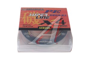 Леска SUPER LINE PE X4 150м d.green 0,12мм 4,7кг 887535, BSLX4-DG-012-150