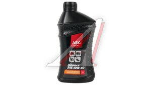 Масло моторное для 4-т двигателей 10W40 AEG 1л 30645, AEG 10W40
