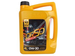 Масло моторное ORSO SUPREME 0W30 4л 030ORSU, ORSO 0W30