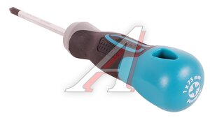 Отвертка крестовая PZ1х75мм двухкомпонентная ручка GROSS 12156