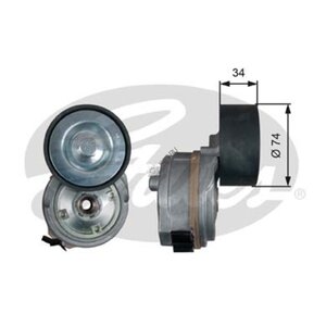 Натяжитель приводного ремня MAN TGA дв.D2066,2676 GATES T38694, 51958007477
