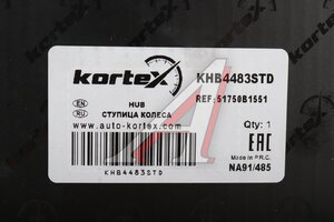 Ступица HYUNDAI Genesis (14-) передняя KORTEX KHB4483STD, 51750-B1551