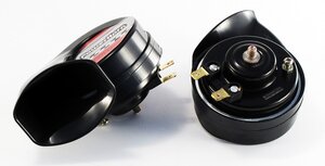 Сигнал звуковой 12V 410/490Hz комплект 2шт. улитка ВЫМПЕЛ CA-19