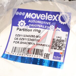 Кольцо SHACMAN SHAANXI упорное ступицы колеса заднего (мост HDZ300) MOVELEX DZ9112340280-MX, DZ9112340280