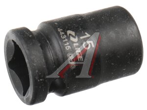 Головка торцевая 1/2" 15мм ударная L=38мм LIGE LG-443115