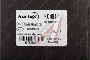Фильтр масляный АКПП TOYOTA Hilux,Land Cruiser (15-) KORTEX KO4041