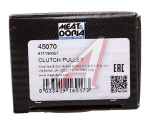 Шкив OPEL Vectra генератора MEAT&DORIA 45070, 1204378