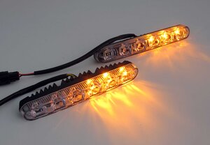 Огни ходовые дневного света 12V комплект ВЫМПЕЛ DRL-HP-X6, W-DRL-HPX6