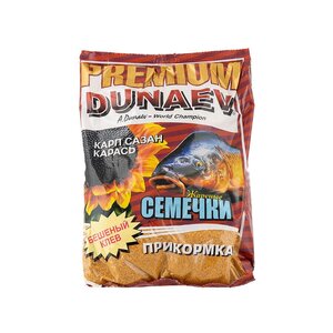 Прикормка PREMIUM 1кг Карп-Сазан Жареная семечка 953493, FLZ015