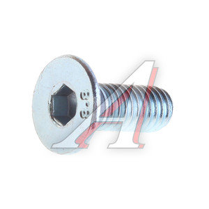 Винт М6х1.0х16 с потайной головкой под шестигранник оцинкованный кл.прочн. 8.8 7991-6*16-88, DIN7991