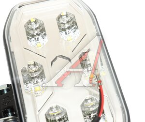 Фара рабочего света 12V (рассеянный свет) (разъем 2-клеммный) светодиодная (на пластик) РУДЕНСК 112.17.74.3711-10