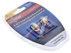 Лампа светодиодная 12V W5W 2.1х9.5d блистер (2шт.) XENITE 1009414, А12-5-2