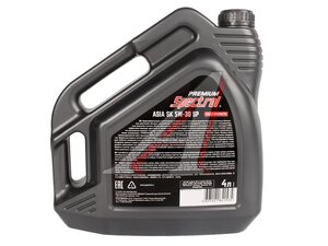 Масло моторное SPECTROL PREMIUM ASIA SK 5W30 SP 4л 98880, SPECTROL 5W30