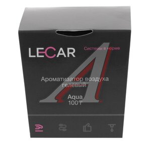 Ароматизатор на панель приборов (банка) (aqua) 100г LECAR LECAR000202412